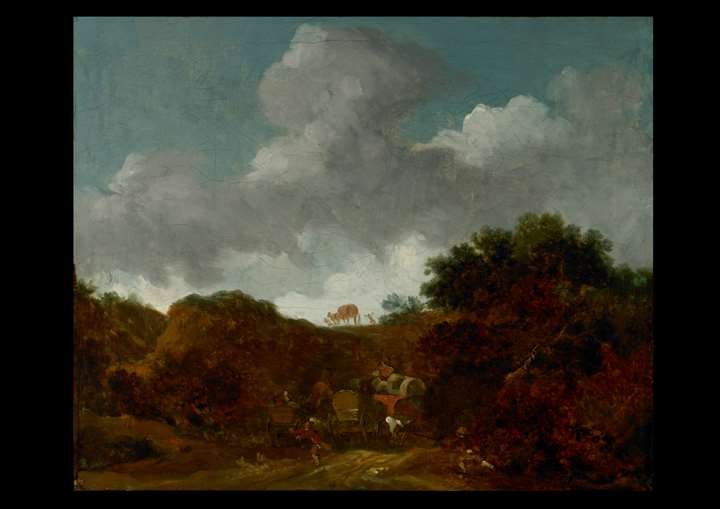 Landscape with Brigands Attacking Travellers